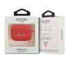 Original Handyhülle APPLE AIRPODS PRO Guess Silicone Charm Heart Collection (GUAPLSCHSR) rot