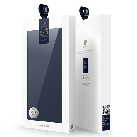 Dux Ducis Skin Pro kabura etui pokrowiec z klapką iPhone 14 Max niebieski