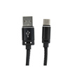 Kabel USB - USB-C 2.0 1M Długa Końcówka 8MM C366 czarny