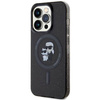 Karl Lagerfeld Karl&amp;Choupette Glitter MagSafe case for iPhone 15 Pro - black