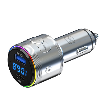 Accessories - 3mk Hyper Car Power Transmitter 48W QC PD PPS USB 1C1A Silver
