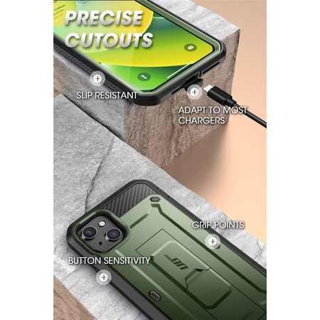 Supcase Unicorn Beetle Pro Hülle für iPhone 14 Plus grün