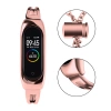 Metal bracelet for Xiaomi Mi Band 3 / 4 / 5 / 6 band strap - pink