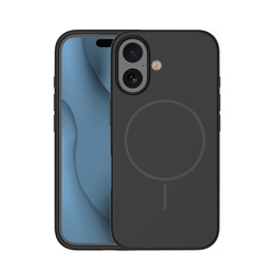 Nakładka Silicone Thin Mag do iPhone 16 Plus 6,7" czarna