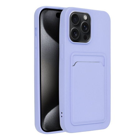 Futerał CARD CASE do IPHONE 15 PRO MAX fioletowy