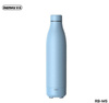 Remax bezprzewodowy głośnik bluetooth 5.0 z termosem kubkiem termicznym 500ml niebieski (RB-M5)
