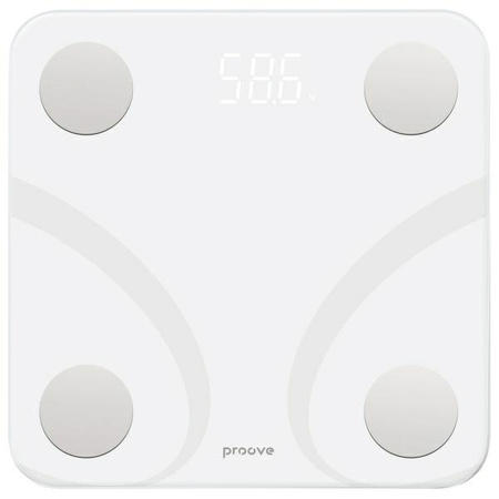 Proove Waga Smart Scale Balance          Bluetooth biały/white