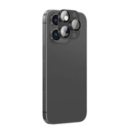 Szkło hartowane AMAZINGTHING Aviation-Grade Alloy Lens na wyspę aparatu do iPhone 16 Pro / 16 Pro Max - czarne