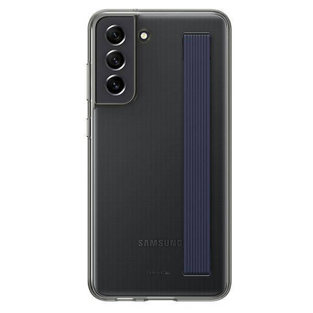 Samsung Clear Strap Cover etui pokrowiec do Samsung Galaxy S21 FE szary (EF-XG990CBEGWW)
