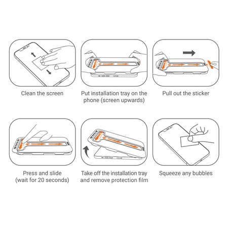 Crong EasyShield 2-Pack - Szkło hartowane iPhone 16 Pro (2 sztuki)