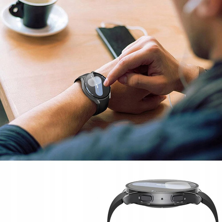 Tech-Protect Defense360 case for Samsung Galaxy Watch 7 (40 mm) - transparent
