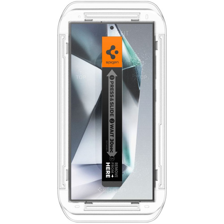 Spigen Glas.tR EZ Fit Privacy gehärtetes Glas für Samsung Galaxy S24 Ultra - 2 Stk.