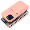 Futerał CARD CASE do IPHONE 15 różowy