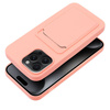 Futerał CARD CASE do IPHONE 15 PRO MAX różowy