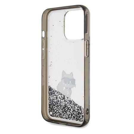 Karl Lagerfeld nakładka do iPhone 13 Pro Max 6,7&quot; KLHCP13XLKCNSK HC LIQ. GLITTER C transparentna