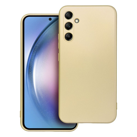 Futerał METALLIC do SAMSUNG A34 5G złoty
