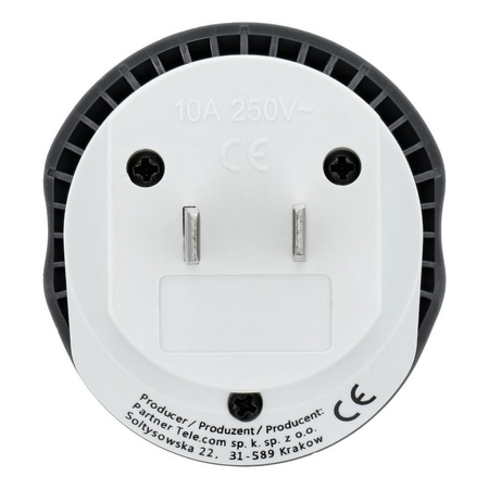 BLUE STAR Adapter podróżny GO TO USA (Type A) 10A biały