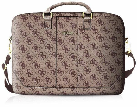 Guess Torba GUCB154GB 15" brąz/brown 4G Uptown