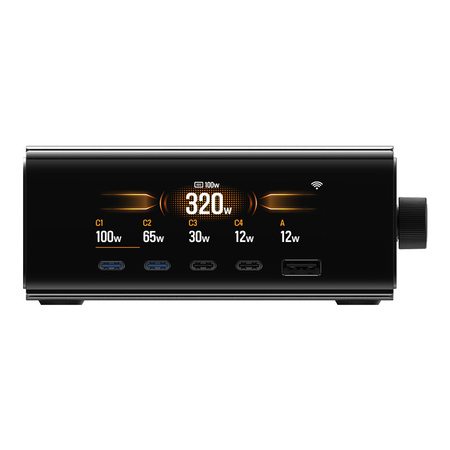 EcoFlow RAPID Pro Desktop Charger (320W, 4xUSB-C, 1xUSB-A, GaN)
