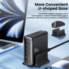 TECH-PROTECT DC80W-GAN 6-PORT DESKTOP CHARGER PD80W/QC3.0 BLACK