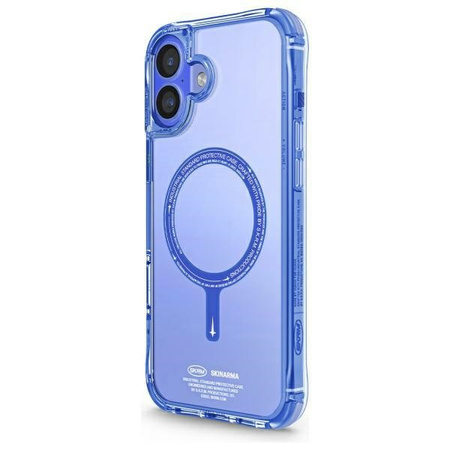 Skinarma etui Saido iPhone 16 6.1" Magnetic Charging niebieski/blue