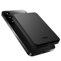 SBS Mag Power Qi2 5000 mAh Powerbank Compatible with MagSafe - Black