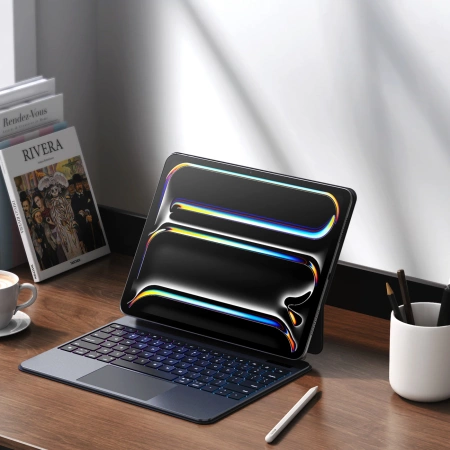 Etui z klawiaturą Dux Ducis (MK series) na iPad Pro 13" (2024) - czarne