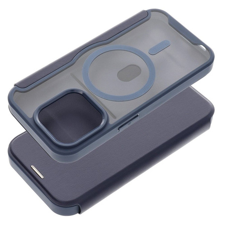 Kabura SMART MAG kompatybilna z MagSafe do IPHONE 15 niebieska