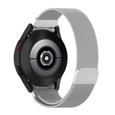 Pasek Tech-Protect MilaneseBand do Samsung Galaxy Watch 4 / 5 / 5 Pro / 6 / 7 / FE - srebrny