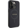 Original Case IPHONE 14 PRO MAX Guess Hardcase Saffiano MagSafe (GUHMP14XPSAHMCK) black