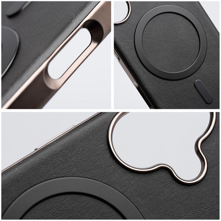 Futerał GENTLEMAN MAG COVER kompatybilny z MagSafe do IPHONE 16 czarny