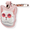 Etui na lokalizator / brelok Nimmy       Glasses Cool Cat różowy