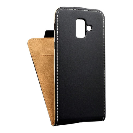 Kabura SLIM FLEXI FRESH Pionowa do SAMSUNG A6 2018 czarny