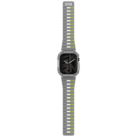 Pasek+etui Skinarma Gemini do Apple      Watch 46mm niteglow