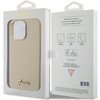 Guess Glitter Glossy Script Hülle für iPhone 15 Pro Max – Gold