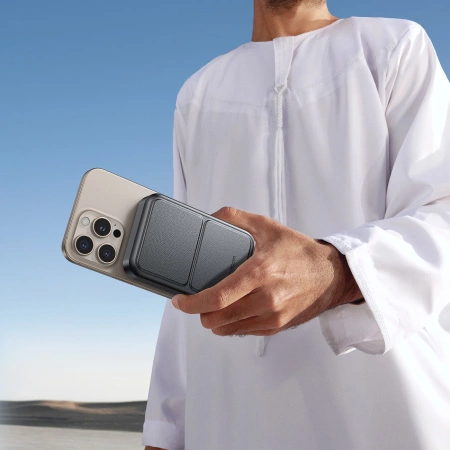 Powerbank Joyroom JR-PBM11 10000mAh 22.5W Qi2, kompatybilny z MagSafe, z podstawką - czarny