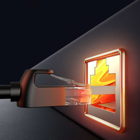 Baseus AirJoy Series Ethernet-Kabelstecker RJ-45 2 Stück - schwarz