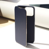 Etui Smart Gold Frame Mag do iPhone 12 / 12 Pro 6,1" granatowe