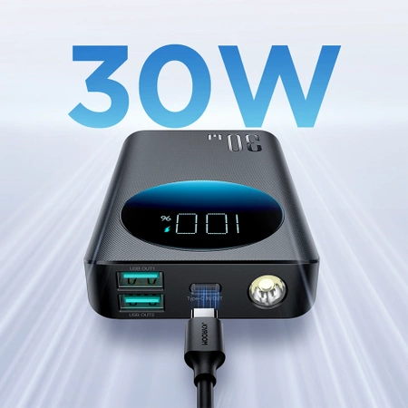 Joyroom powerbank 10000mAh 30W black (JR-PBF01)