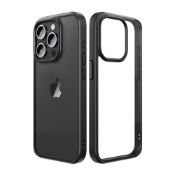 Rock Etui Guard Series do Iphone 16 przezroczysto-czarne