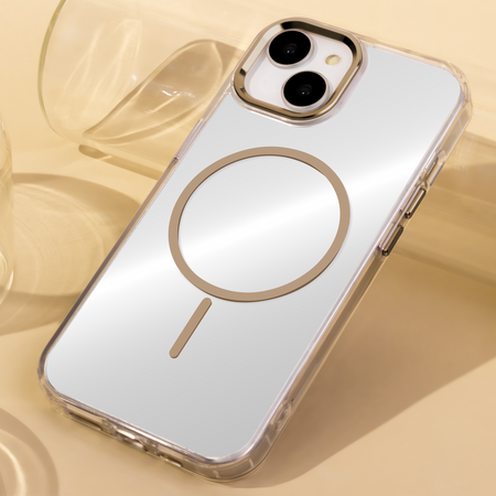 Nakładka Clear Thin Mag do iPhone 14 Pro 6,1" złota