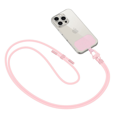Smycz Tech-Protect C5S Rope Crossbody Strap - różowa