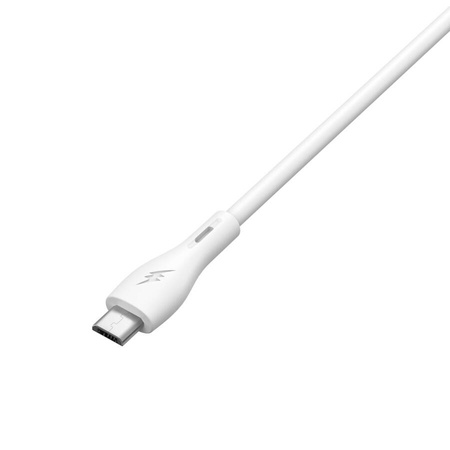 Ładowarka sieciowa MOONX MC02, 2xUSB, 12W, 2.4A + kabel micro USB biała