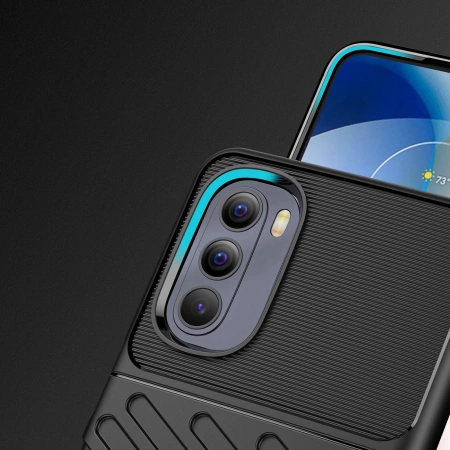 Thunder Case flexible gepanzerte Hülle für Motorola Moto G Stylus 2022 schwarz