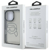 Oryginalne Etui IPHONE 16 PRO Karl Lagerfeld Hardcase IML Rhinestones Karl Head czarne