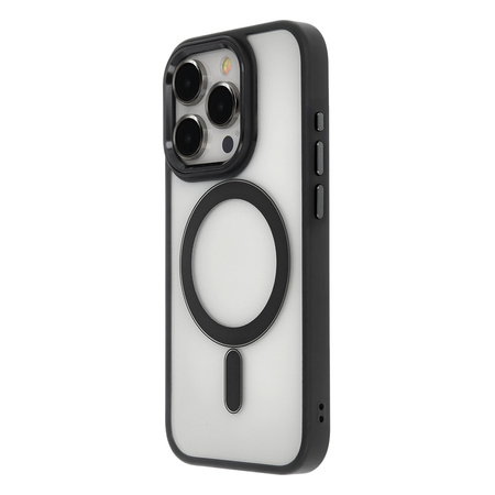 Nakładka Satin Elegant Mag do iPhone 14 Pro 6,1" czarna