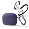 Uniq case Nexo AirPods Pro 2 gen + Ear Hooks Silicone purple/fig purple