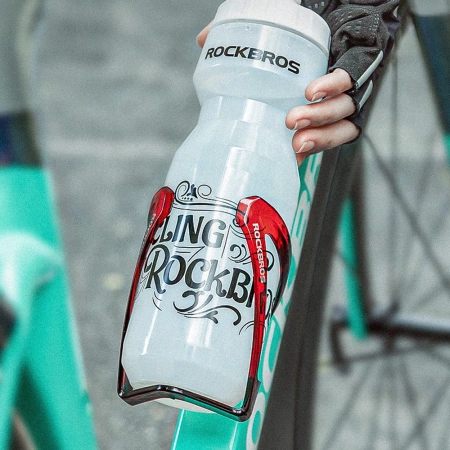 Rockbros FK338 Fahrrad-Flaschenhalter, Schwarz und Rot