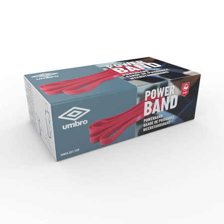Umbro - Guma oporowa do ćwiczeń 25 kg (czerwony)
