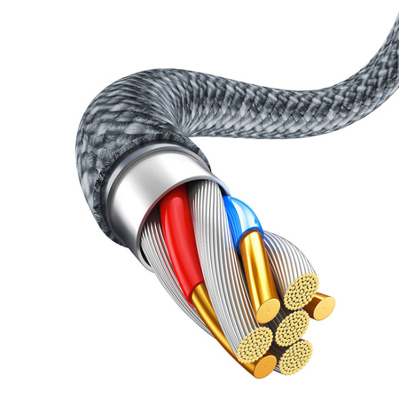 Baseus iPhone USB-Kabel - Lightning 1m, 2.4A grau (CALD000416)